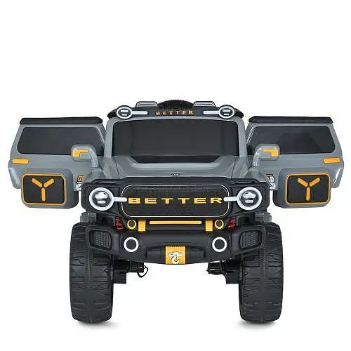 Електромобіль дитячий Bambi Джип M 5821EBLR-11 24V Racer 15 км/год сірий - фото 2
