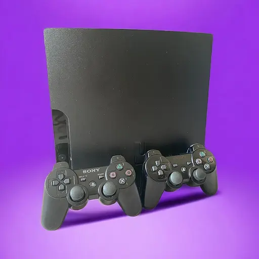 Стационарная игровая консоль PS3 Sony Playstation 3 Slim 500 GB + 50 игр 2 джойстика + гарантия