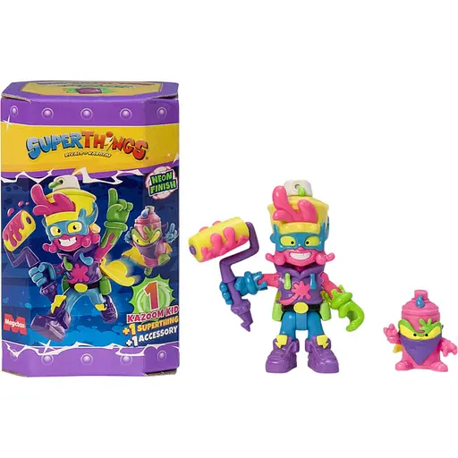 Ігровий набір SuperThings Neon Power Казум-кід в асортименті (PST11D066IN00) - фото 4