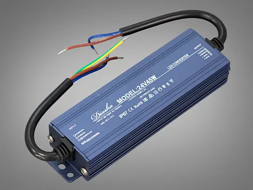 Блок живлення 24 В, для підключення LED стрічки, 45Вт, 1.88А - фото 1