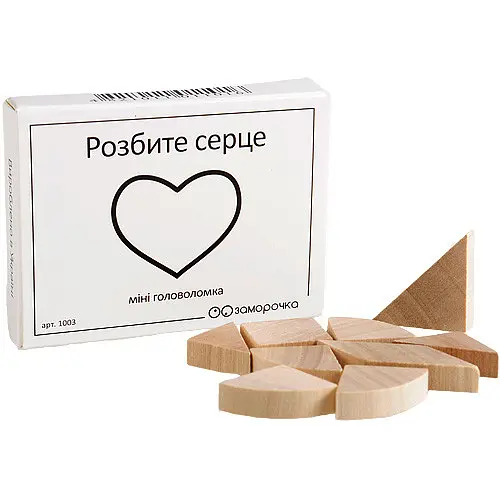Міні головоломка Розбите серце укр. Заморочка 5025G - фото 1