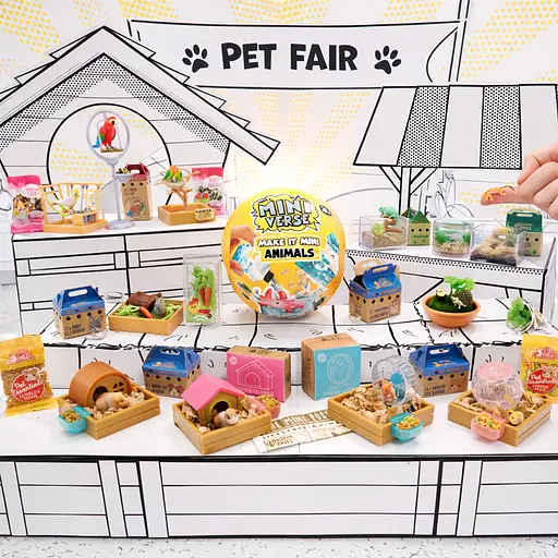 Ігровий набір MGA's Miniverse Animals Створи світ тварин (595700) - фото 12