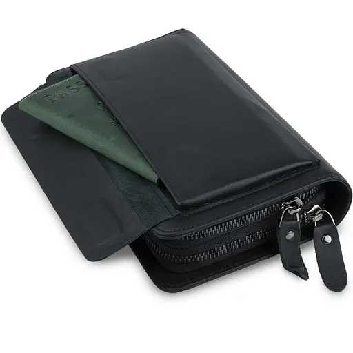 Чоловічий шкіряний клатч Vintage 11,5х21,5х4 см acs0018172 - фото 8