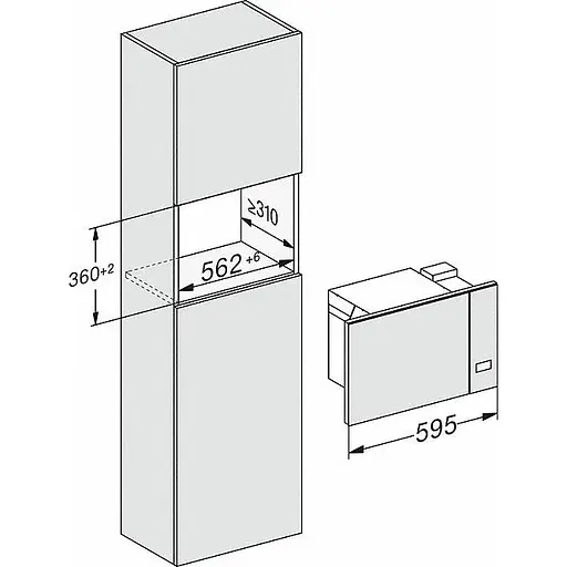 Микроволновая печь встроенная Miele M 2230 SC ObsidianBlack - фото 9