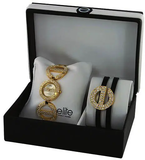 Годинник Elite E52090S 101 кварц. набір подарочн. - фото 2