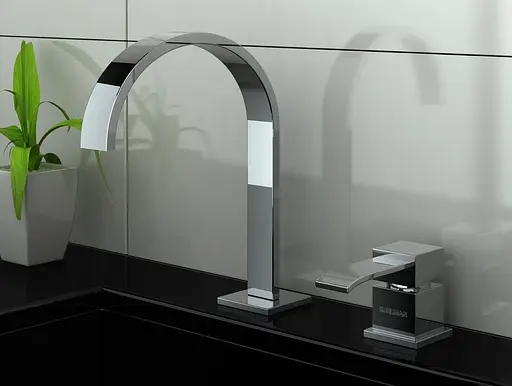 Смеситель для умывальника Kohlman Axis chrome QB205N Хром - фото 2