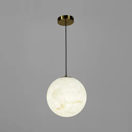 Підвісний світильник-куля з імітацією мармуру Ø 28 см Line F SGJ27-280 - фото 6