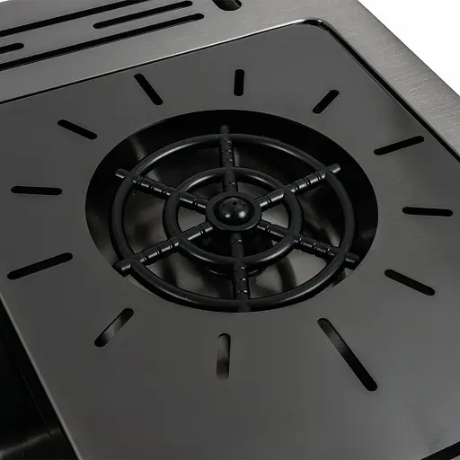 Кухонна мийка чорна PVD 78x46 Platinum Handmade, Чорний - фото 3