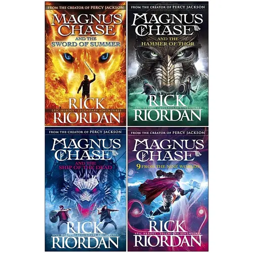 Magnus Chase and the Gods of Asgard Complete Collection (4 Books Slipcase) - Ріордан Рік - фото 1