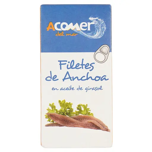 Анчоуси в соняшниковій олії A comer del mar 45 г - фото 1
