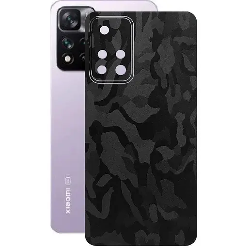 Защитная пленка StatusSKIN для Xiaomi 11i Hyper Charge 2022 Корпус Винил Камуфляж черный