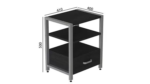 Тумба универсальная Вивьен 1/1 50x41x40 серый ДСП Сосна Кембра 16мм FRD-104155 - фото 5