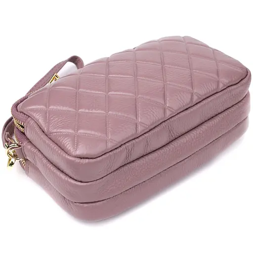 Женская сумка Vintage из натуральной кожи с тремя секциями 19х12х6.5 см sum0027597 - фото 3