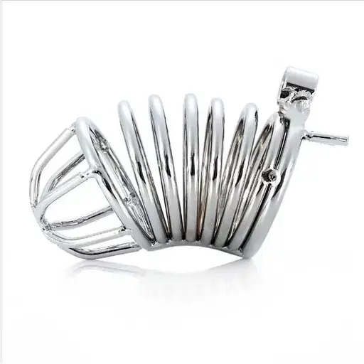 Надежный стальной пояс верности 9 см Металлик K000605 - фото 3