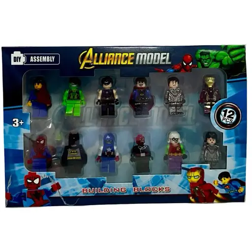 Набор игровых фигурок Мстители с оружием 12 шт. (0304E) - фото 3