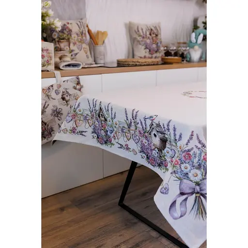 Скатерть Прованс Лавандовый сад 135х300 см (44176) - фото 7