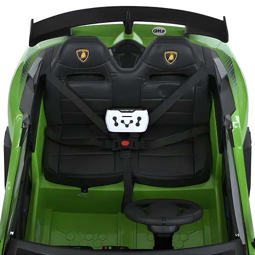Електромобіль дитячий Bambi Lamborghini M 6026EBLR5 два мотори м'які колеса шкіряне сидіння - фото 10