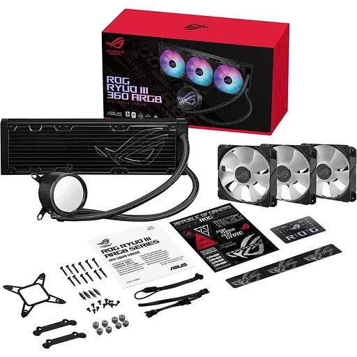 Система водяного охолодження Asus ROG Ryuo III 360 ARGB Black (90RC00I1-M0UAY0) [143436] - фото 7