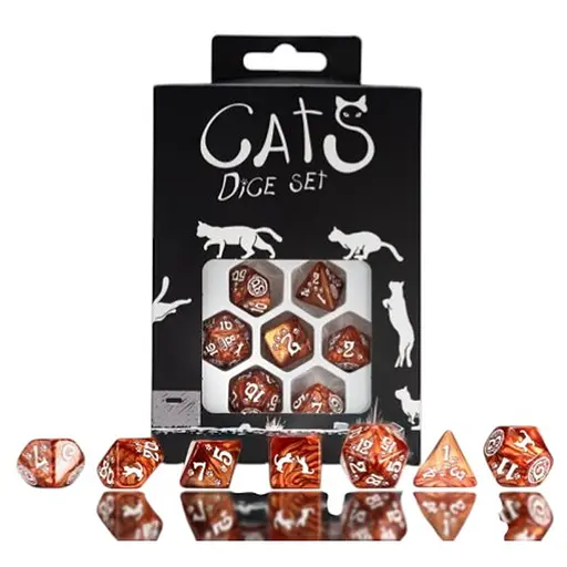 Набір кубиків Cats Dice Set: Muffin , 7 шт. (SCAT02) - фото 1