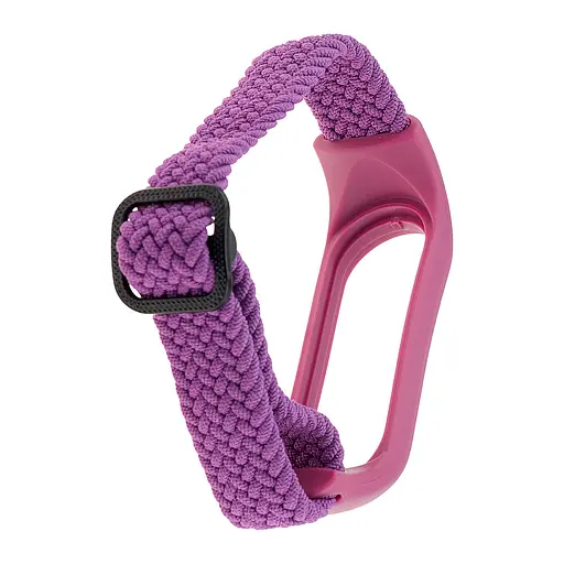 Ремешок Braided Buckle Enhanced Mi Band 3/4/5/6/7 Grape - фото 2