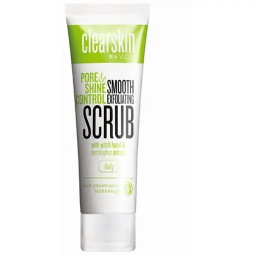 Відлущувальний скраб для обличчя Avon з екстрактами гамамелісу і евкаліпта Зменшення пор і блиску 75 мл - фото 1