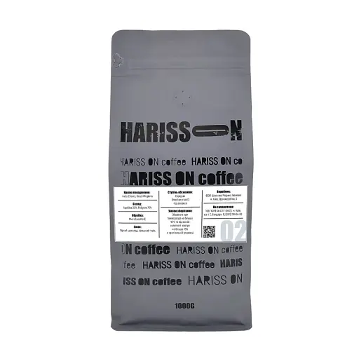 Кофе в зернах HARISS ON №2 Арабика-робуста 1кг
