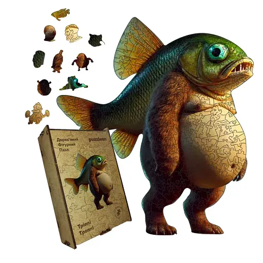 Деревянный пазл Триппи Троппи, А1, Деревянная коробка 500+ элементов