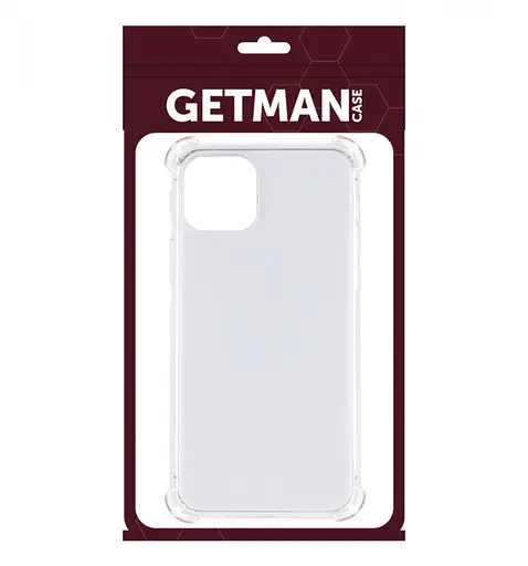 TPU чохол Getman Ease logo посилені кути для Apple iPhone 13 mini (5.4) Безбарвний (прозорий) - фото 3