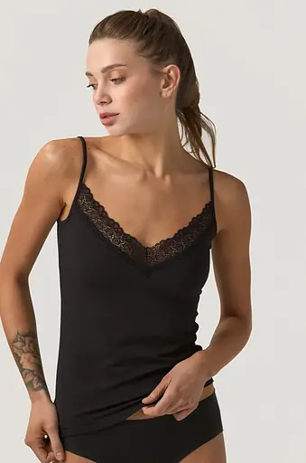 Женская майка ALMERIA 01/03/01 ELLEN Черный, XXL - фото 1