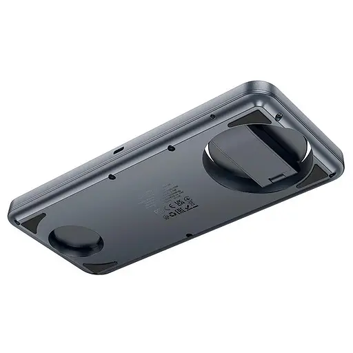 Зарядний пристрій бездротовий — підставка Hoco CQ22 3-в-1 для телефона годинника навушників — - фото 6