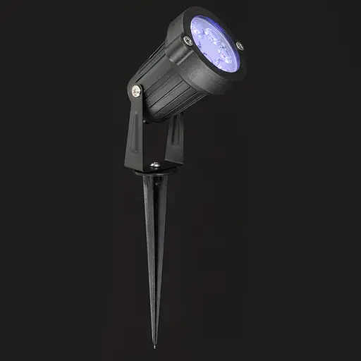 Светильник грунтовый Brille LED 6W BLUE IP65 BK (AS-14) - фото 4