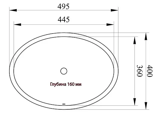 Умивальник Newarc Hilton 50x40 білий 2023W NEW, Білий - фото 2