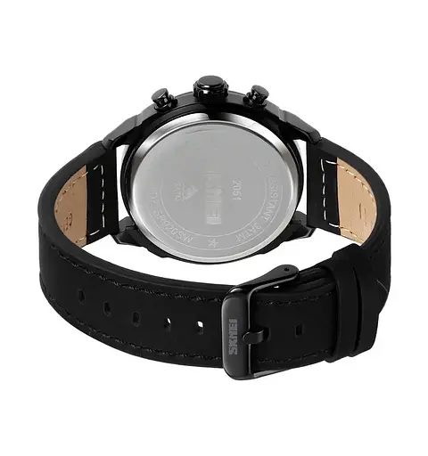 Класичний чоловічий годинник Skmei 2051 (Чорний) - фото 3