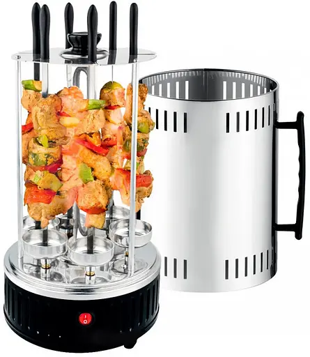 Домашняя электрическая шашлычница Domotec MS-7781 1000 Вт - фото 2