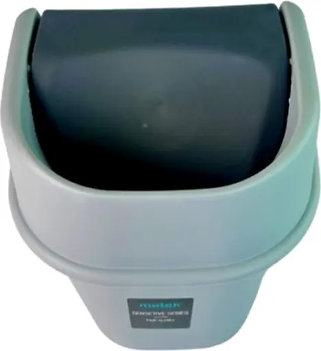 Контейнер для муcора Motek 6 л Серый (СPY-113)  - фото 3