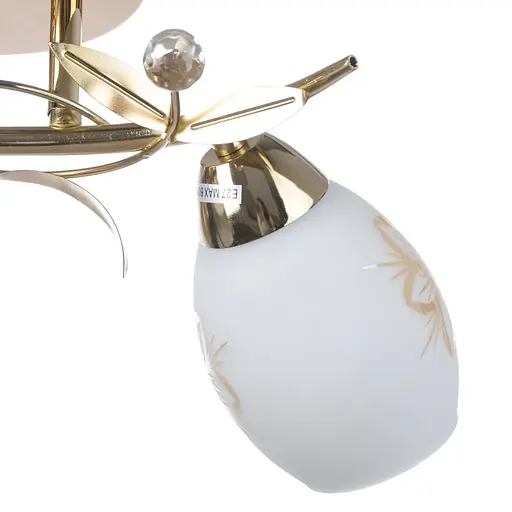 Люстра стельова Brille класична E27 60W G (LK-386C/2) - фото 5