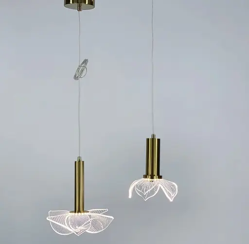 Підвісні світильники у вигляді квітів з пелюстками | Арт. D 7003 | Line F - фото 2