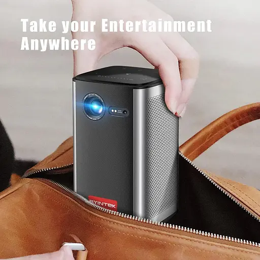 Проектор BYINTEK P70 портативний міні 3D акумулятор 8000 mAh WiFi Android 9 FullHD 1080 4K - фото 3