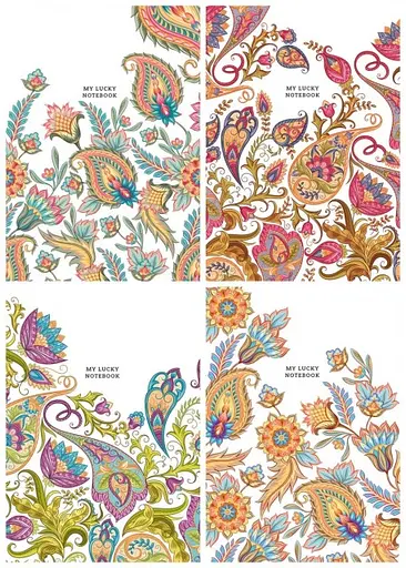 Блокнот, 60 г, 143x210 мм, 80 аркушів, клітинка, 19475-19478 - фото 2