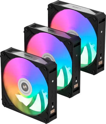 Вентилятор Alseye i12B-K3 ARGB Black 3-pack (AS.04.09.0004)