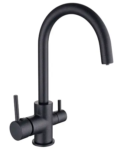 Змішувач для кухні з підключенням питної води Imprese Daicy-U 55009-UB Чорний - фото 1