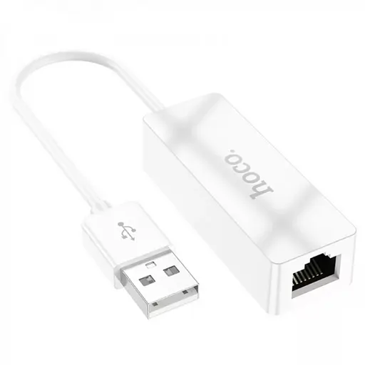 Адаптер переходник Hoco Ethernet UA22 RJ45 to USB 14.5 см - фото 2