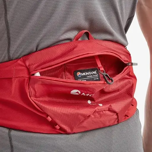 Сумка поясная Montane Gecko WP 1L+ Acer Red (1004-PGWP1ACRO15) - фото 3