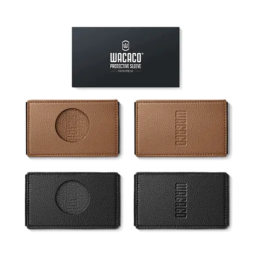 Чехол для портативной кофеварки Wacaco Picopresso, набор 2 шт, черно-коричневый - фото 2