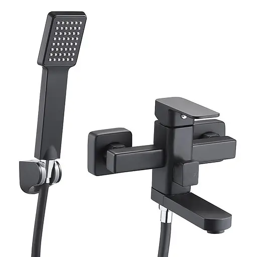 Змішувач для ванни Zegor LEB3-A123YB одноважільний чорний 30412 - фото 1