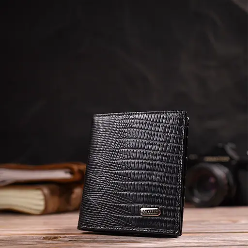 Мужской кожаный кошелек Canpellini 9.5х10.2х1 см acs0025717 - фото 5