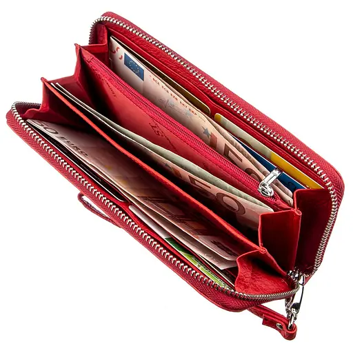 Жіночий шкіряний гаманець-клатч ST Leather 9х18.5 см acs0015898 - фото 3