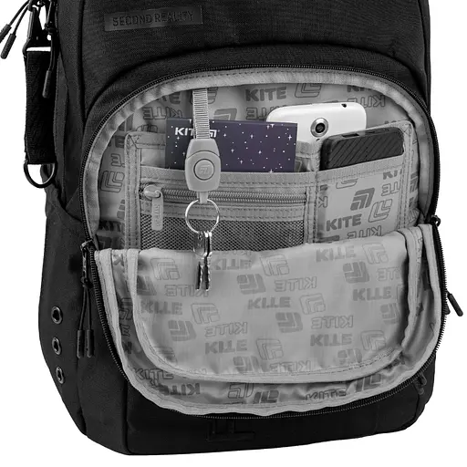 Рюкзак Kite Education teens 2578L Fearless Чорний (K26-2578L) - фото 11