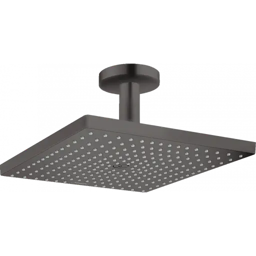 Верхний душ Hansgrohe Raindance Select E 300 1jet Air с потолочным держателем Brushed Black 26250340, Шлифованный черный хром - фото 1