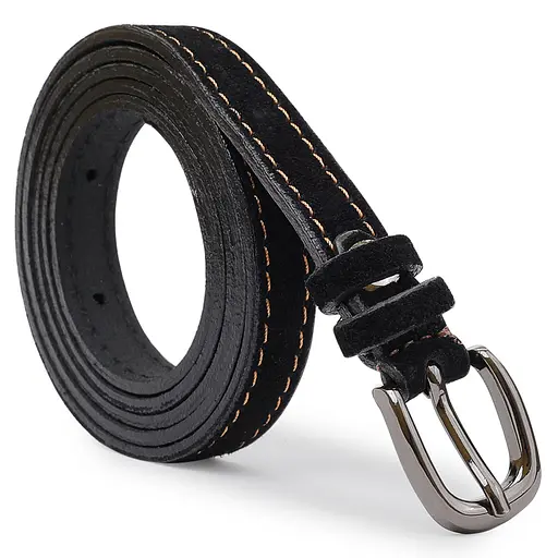 Ремінь шкіряний Vintage жіночий 1,3х105 см acs0018701 - фото 4